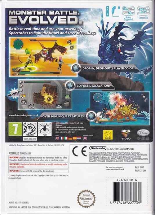 Spectrobe Origins - Nintendo Wii (B Grade) (Genbrug)